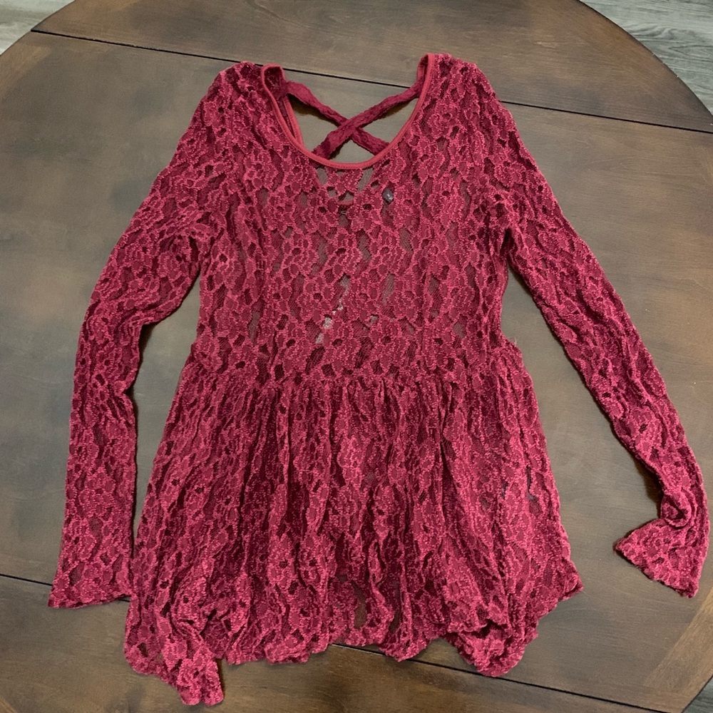 BKE Boutique lace top